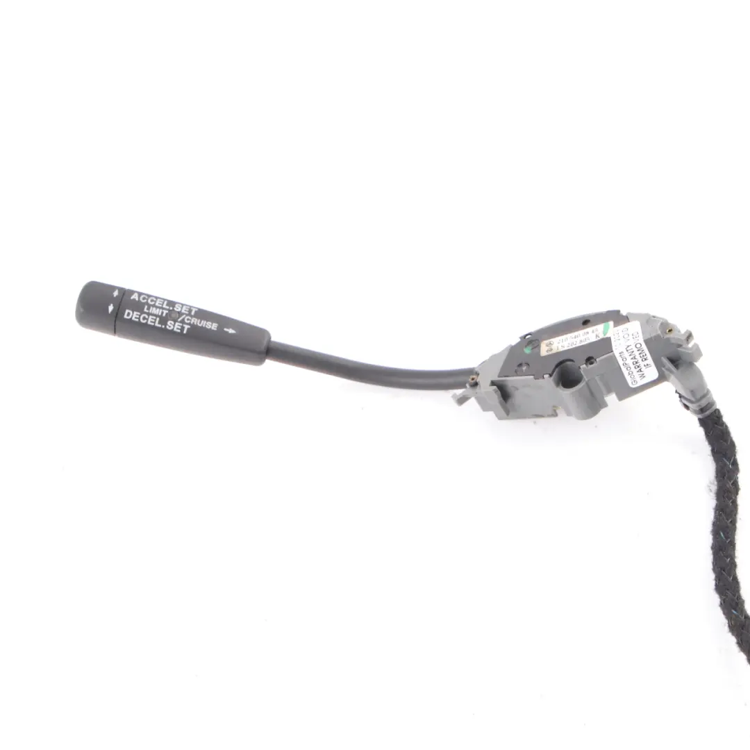 Cruise Control Stalk Mercedes R170 W202 W210 Control Arm Switch to with Part number A2105400845 Cruise Control Stalk Mercedes R170 W202 W210 Control Arm Switch - SKU A2105400845 - Part number A2105400845