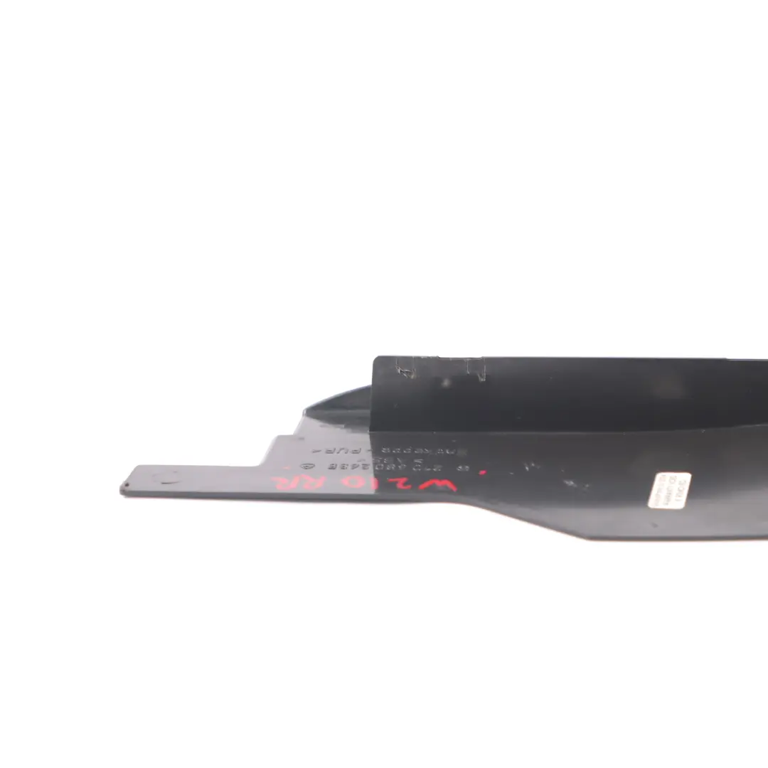 Entrance Cover Mercedes W210 Inside Rear Right O/S Sill Trim Black to with Part number A2106802635 Entrance Cover Mercedes W210 Inside Rear Right O/S Sill Trim Black - SKU A2106802635 - Part number A2106802635