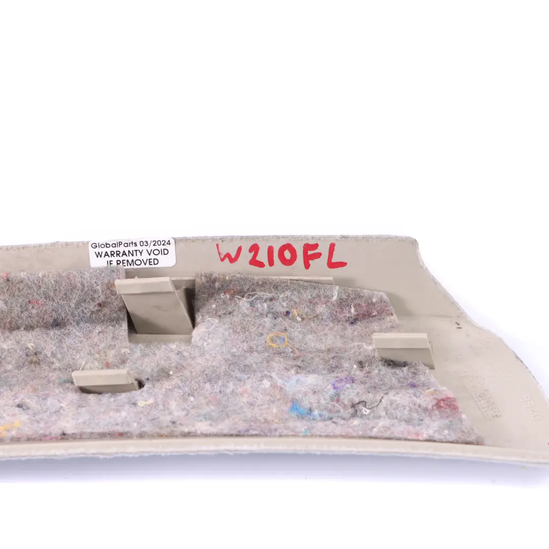 Mercedes W210 Column A-Pillar Trim Cover Panel Front Left N/S Grey - SKU A2106903340 - Part number A2106903340