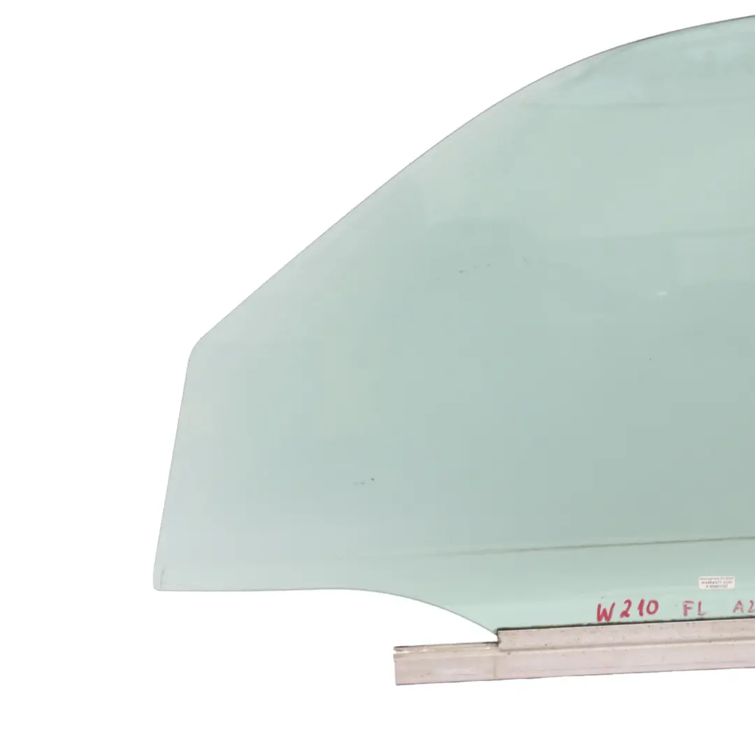 Vetro finestrino della porta anteriore sinistro Verde per Mercedes W210 con numero di parte A2107200118 Mercedes W210 Vetro finestrino della porta anteriore sinistro Verde - SKU A2107200118 - Numero di parte A2107200118