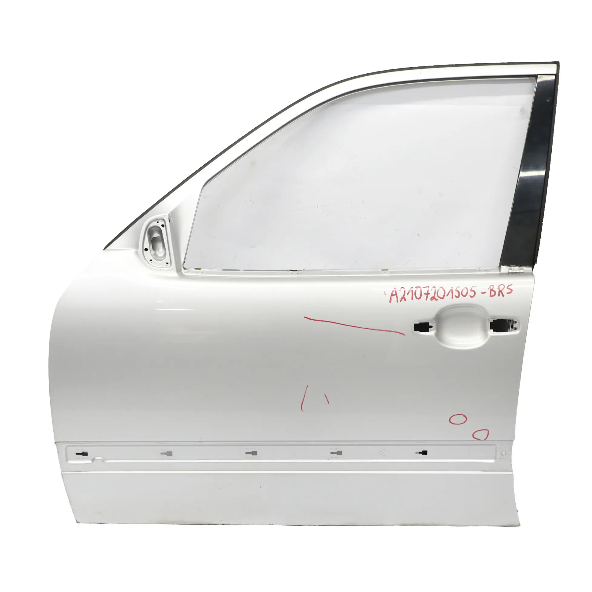 Mercedes W210 Puerta Delantera Izquierda Plata Brillante Metalizado - 744