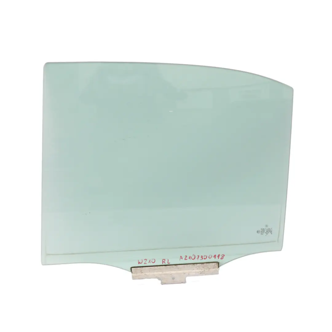 Mercedes W210 Door Window Glass Rear Left N/S - SKU A2107300118 - Part number A2107300118