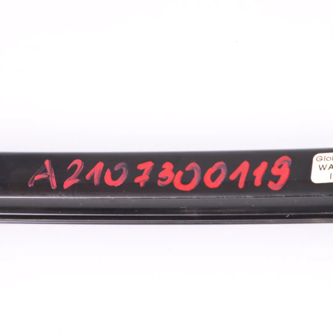 Window Guide Frame Rail Bar Rear Left N/S to Mercedes W210 with Part number A2107300119 Mercedes W210 Window Guide Frame Rail Bar Rear Left N/S - SKU A2107300119 - Part number A2107300119
