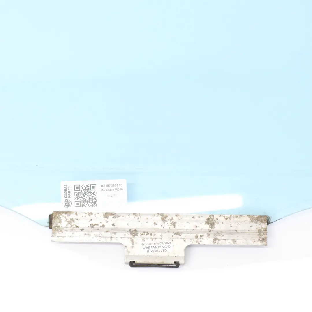 Mercedes W210 Sedan Porte Arrière Vitrage Droit AS2 Absorbeur de Chaleur Bleu - SKU A2107300818 - Numéro de pièce A2107300818