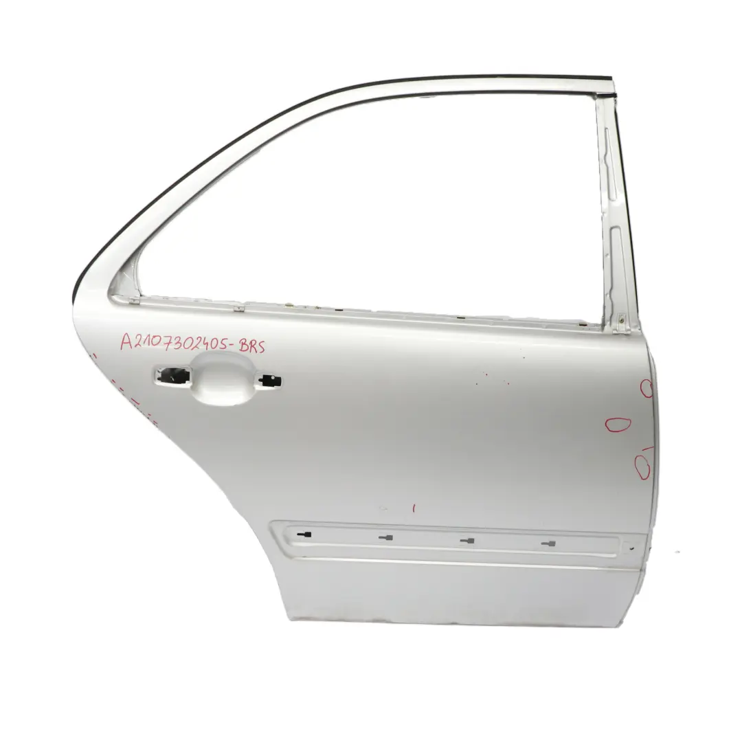 Mercedes W210 Porta posteriore destra Argento brillante metallizzato - 744 - SKU A2107302405-BRS - Numero di parte A2107302405