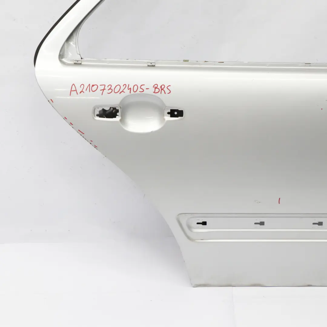 Mercedes W210 Saloon Door Rear Right O/S Brilliant Silver Metallic - 744 - SKU A2107302405-BRS - Part number A2107302405
