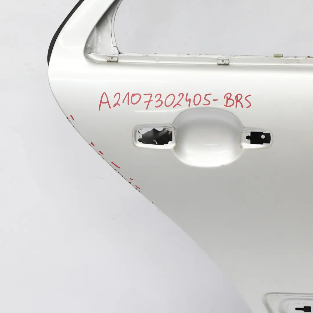 Mercedes W210 Saloon Door Rear Right O/S Brilliant Silver Metallic - 744 - SKU A2107302405-BRS - Part number A2107302405
