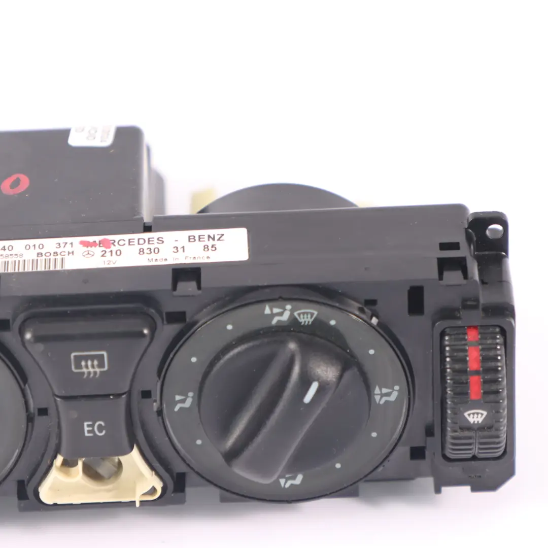 Mercedes W202 W210 Air Conditioning Unit Control Panel - SKU A2108303185-1 - Part number A2108303185
