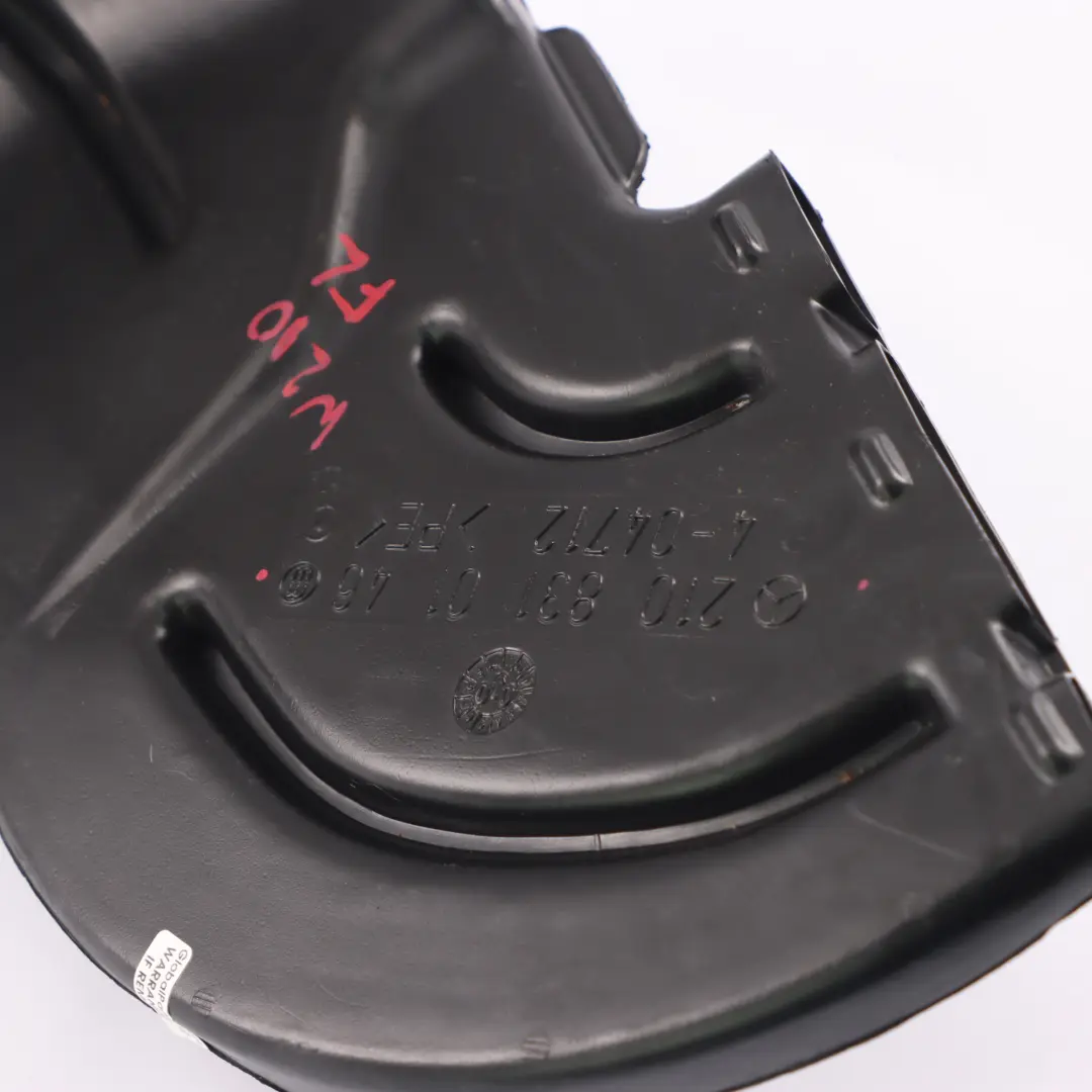 Conduit d'air Mercedes W210 Canal Ventilation cabine Avant gauche pour à propos du numéro de pièce A2108310146 Conduit d'air Mercedes W210 Canal Ventilation cabine Avant gauche - SKU A2108310146 - Numéro de pièce A2108310146