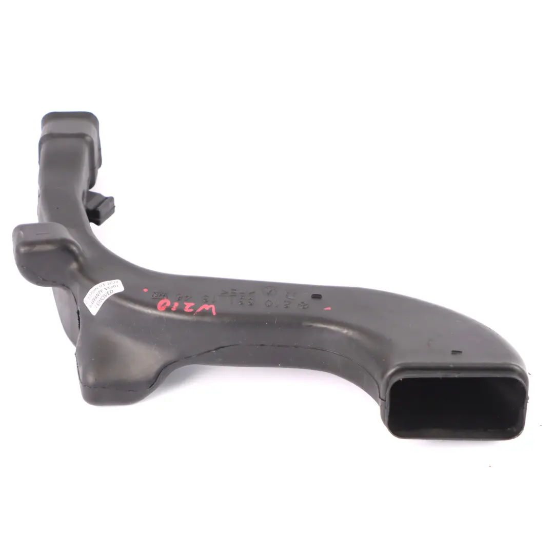 Canal de Aire Cabina Delantero Izquierdo Tubo para Mercedes W210 con número de pieza A2108311346 Mercedes W210 Canal de Aire Cabina Delantero Izquierdo Tubo - SKU A2108311346 - Número de pieza A2108311346