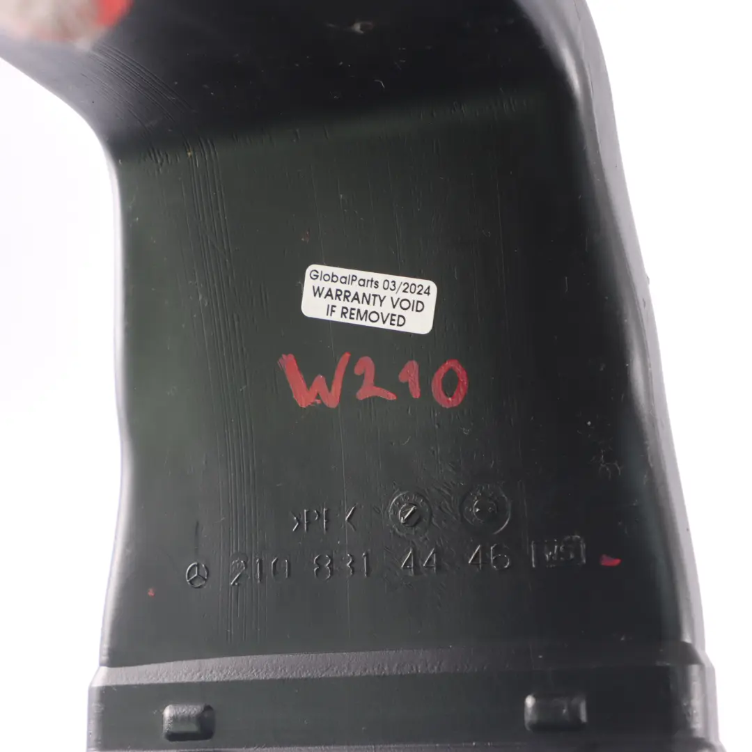 Luftkanal Mercedes W210 Kanal Kabinenbelüftung hinten zentral für mit Teilenummer A2108314446 Luftkanal Mercedes W210 Kanal Kabinenbelüftung hinten zentral - SKU A2108314446 - Teilenummer A2108314446