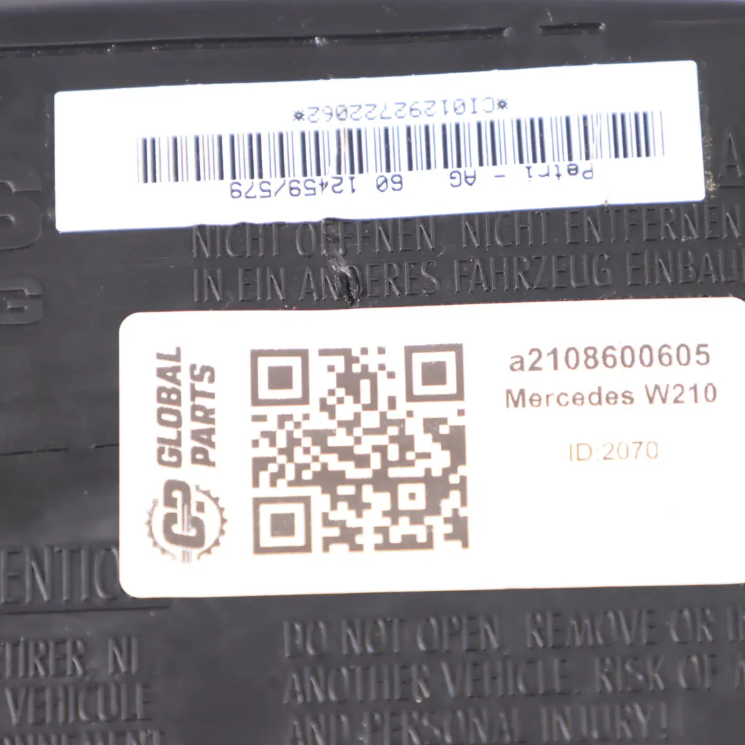 Mercedes W210 Front Right O/S Door Card Air Module - SKU A2108600605 - Part number A2108600605