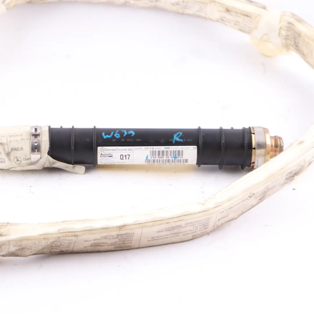 Airbag Poduszka Powietrzna Kurtyna Prawa do Mercedes W210 o numerze A2108601005 Mercedes W210 Airbag Poduszka Powietrzna Kurtyna Prawa - SKU A2108601005 - Numer Części A2108601005