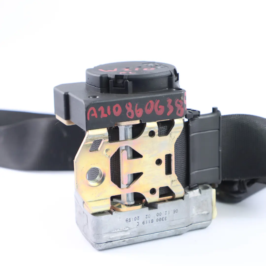 Ceinture sécurité avant gauche ceinture supérieure pour Mercedes W210 à propos du numéro de pièce A2108606385 Mercedes W210 Ceinture sécurité avant gauche ceinture supérieure - SKU A2108606385 - Numéro de pièce A2108606385