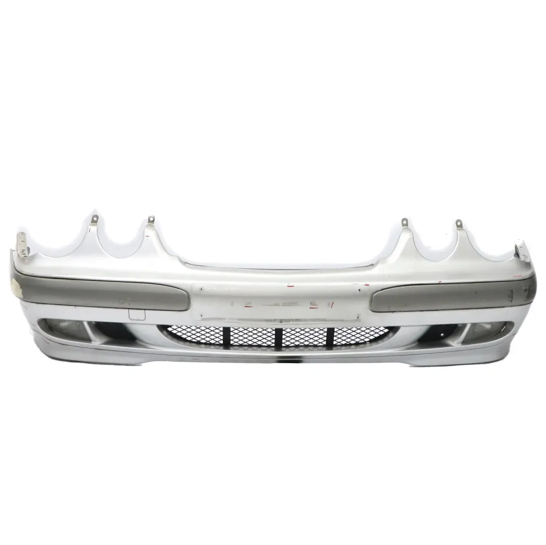 Front Bumper Trim Panel Brilliant Silver Metallic - 744 to Mercedes W210 with Part number A2108851825 Mercedes W210 Front Bumper Trim Panel Brilliant Silver Metallic - 744 - SKU A2108851825-BRS - Part number A2108851825
