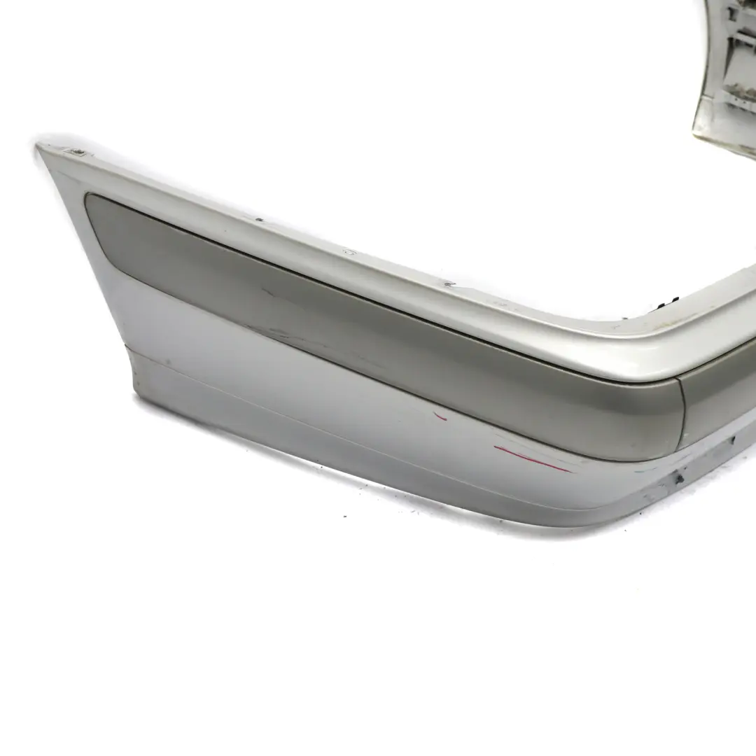 Bumper Trim Panel Saloon Brilliant Silver Metallic - 744 to Mercedes W210 Rear with Part number A2108852125 Mercedes W210 Rear Bumper Trim Panel Saloon Brilliant Silver Metallic - 744 - SKU A2108852125-BRS - Part number A2108852125
