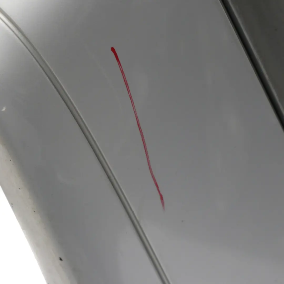 Bumper Trim Panel Saloon Brilliant Silver Metallic - 744 to Mercedes W210 Rear with Part number A2108852125 Mercedes W210 Rear Bumper Trim Panel Saloon Brilliant Silver Metallic - 744 - SKU A2108852125-BRS - Part number A2108852125