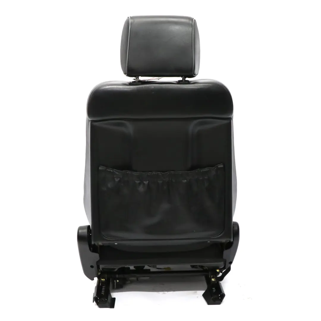 Front Seat Left N/S Black Leather Seat to Mercedes W210 S210 with Part number A2109104147 Mercedes W210 S210 Front Seat Left N/S Black Leather Seat - SKU A2109104147 - Part number A2109104147