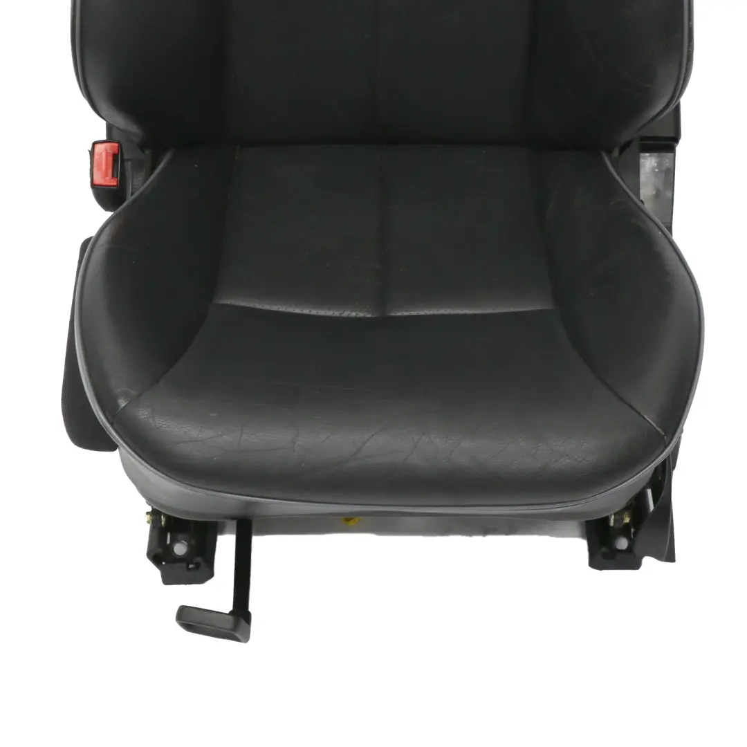 Mercedes W210 S210 Sedile Anteriore Sinistro N/S Sedile in Pelle Nera - SKU A2109104147 - Numero di parte A2109104147