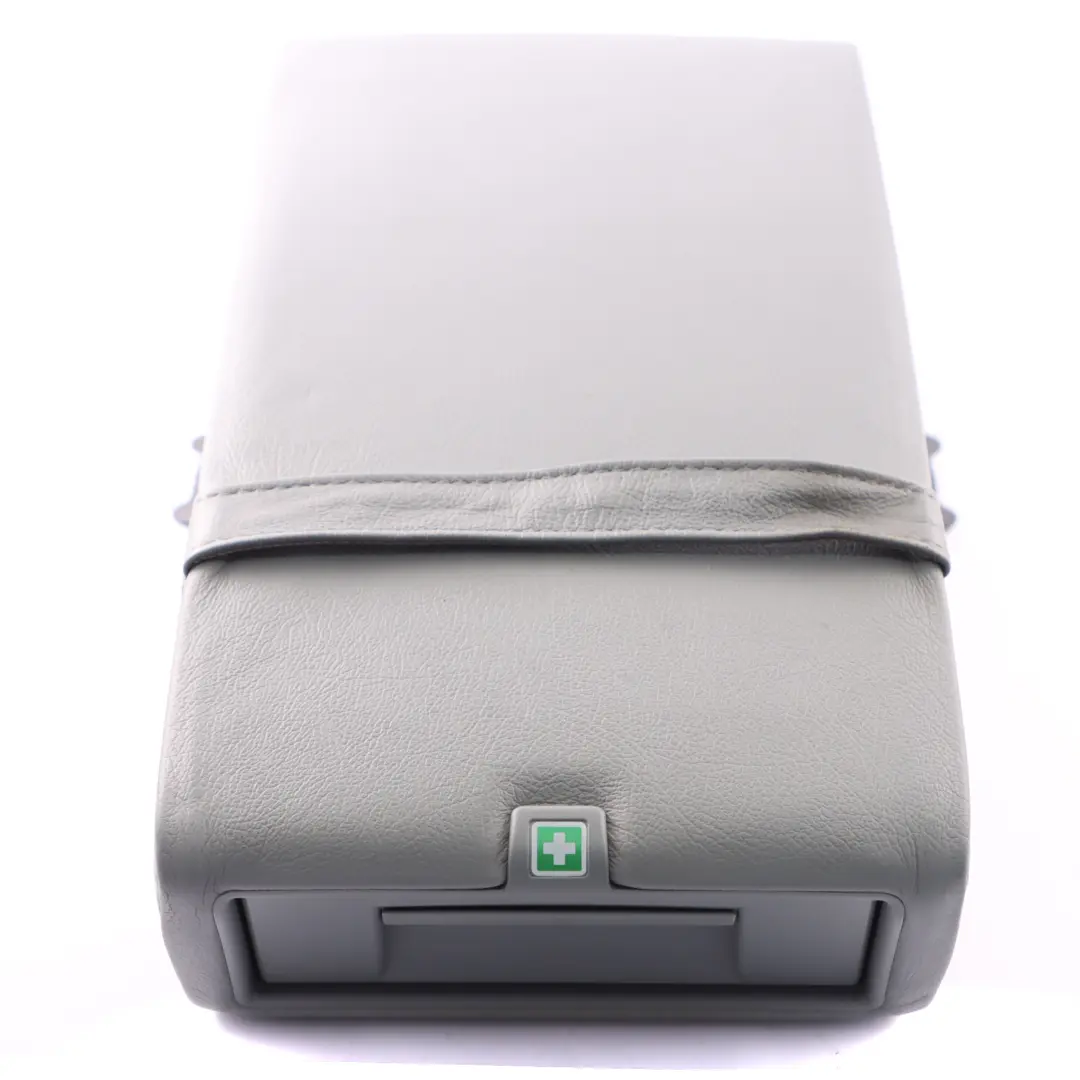 Mercedes W210 Rear Seat Bench Foldable Arm Rest Leather Grey - SKU A2109700530 - Part number A2109700530