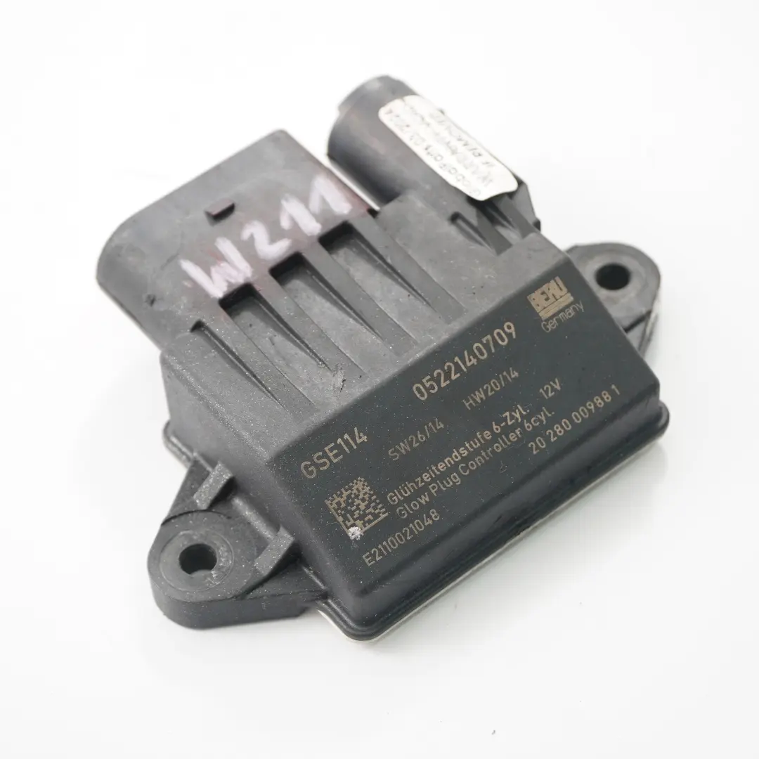 Bougie de préchauffage Unité de relais diesel Module de contrôle pour Mercedes W211 à propos du numéro de pièce A2110021048 Mercedes W211 Bougie de préchauffage Unité de relais diesel Module de contrôle - SKU A2110021048 - Numéro de pièce A2110021048