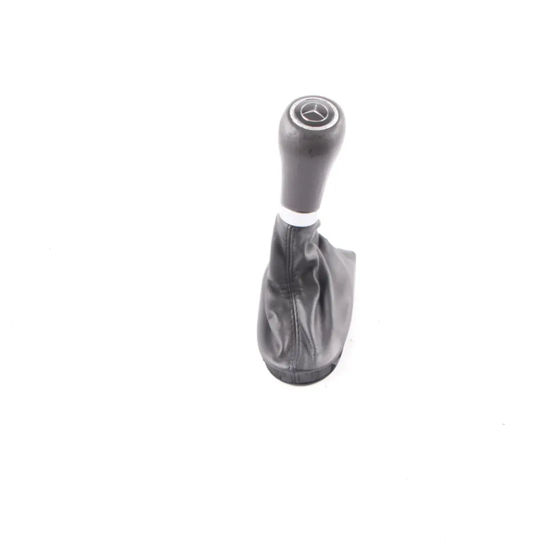 Mercedes W211 Pomo lapalanca cambios Polaina Cuero Negro Automático - SKU A2112675510 - Número de pieza A2112675510