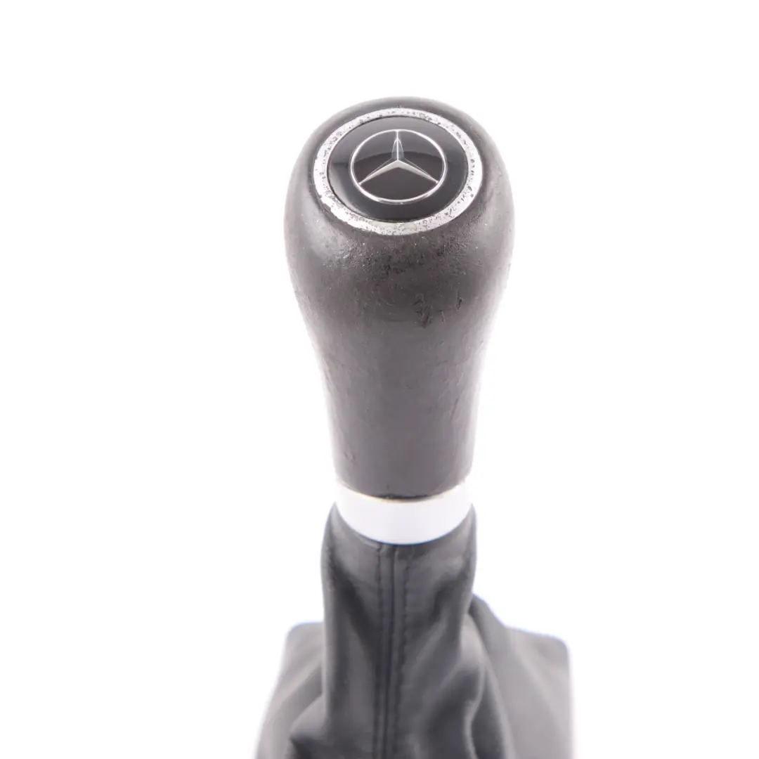 Mercedes W211 Pomo lapalanca cambios Polaina Cuero Negro Automático - SKU A2112675510 - Número de pieza A2112675510
