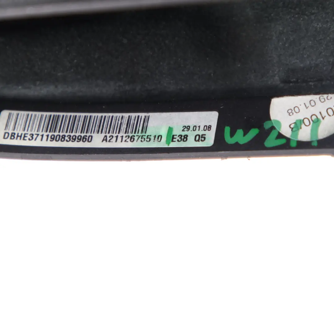 Mercedes W211 Pomo lapalanca cambios Polaina Cuero Negro Automático - SKU A2112675510 - Número de pieza A2112675510