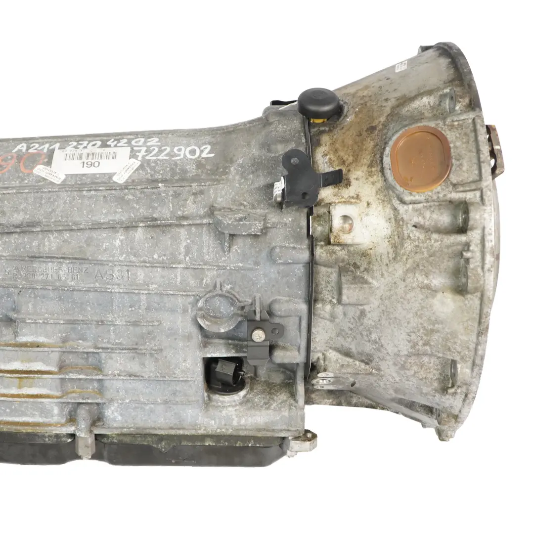 Gearbox 722902 722.902 A2042703702 WARRANTY to Mercedes W204 W211 W212 Automatic with Part number A2112704202 Mercedes W204 W211 W212 Automatic Gearbox 722902 722.902 A2042703702 WARRANTY - SKU A2112704202-2 - Part number A2112704202