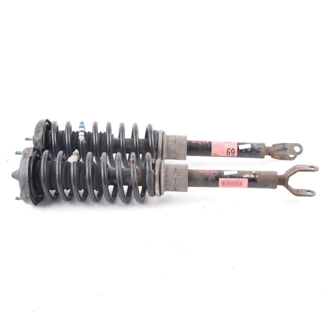 Strut Front Left Right N/O/S Shock Absorber Set to Mercedes W211 Spring with Part number A2113206913 Mercedes W211 Spring Strut Front Left Right N/O/S Shock Absorber Set - SKU A2113206913 - Part number A2113206913