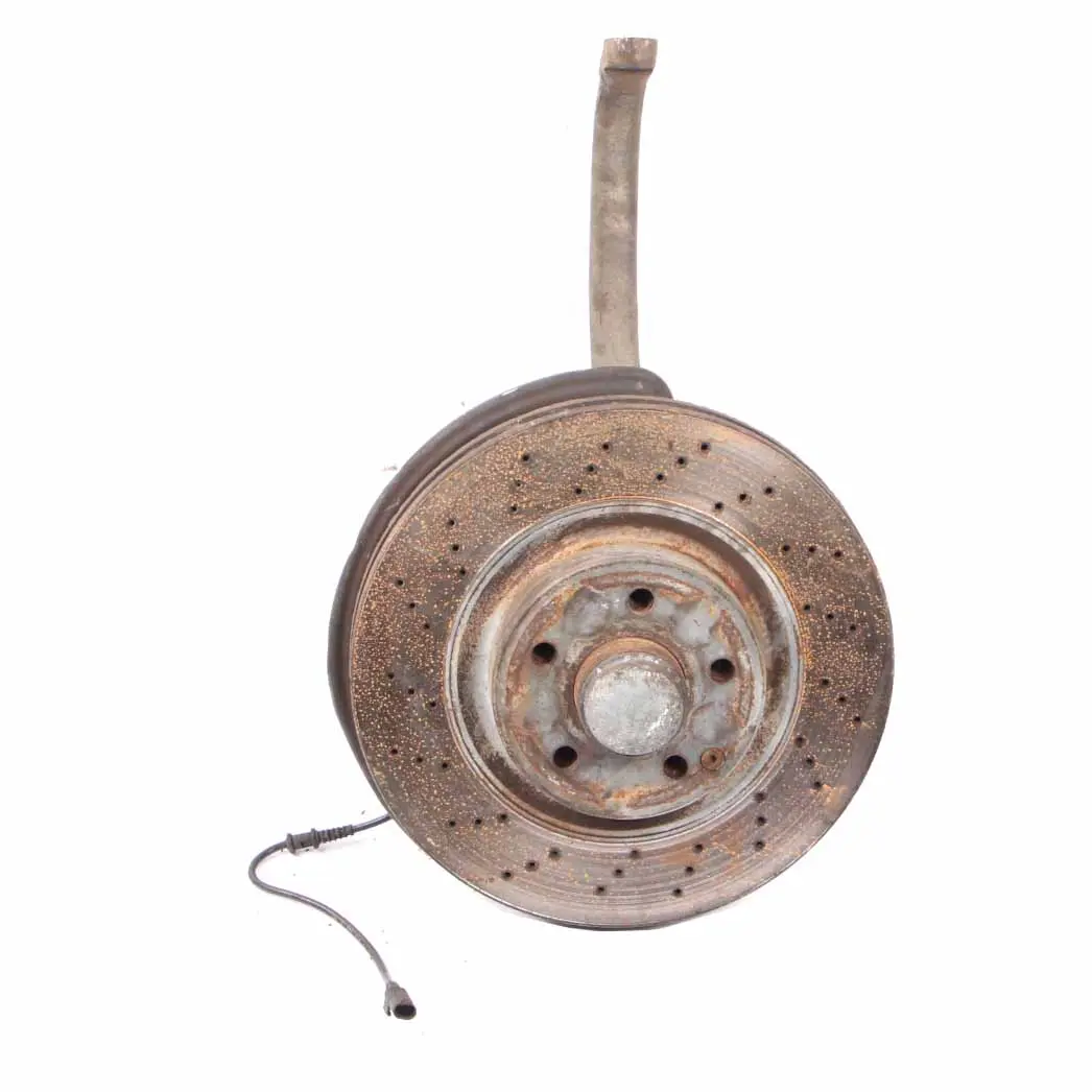 Mercedes W211 280 CDI Front Left N/S Suspension Leg Perforated Brake Disc Wheel - SKU A2113306420-1 - Part number A2113306420