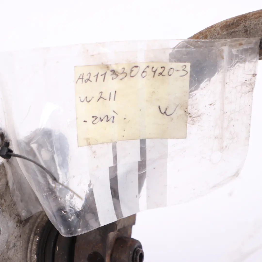 Mercedes W211 Zwrotnica Piasta Przednia Lewa Osłona - SKU A2113306420-3 - Numer Części A2113306420