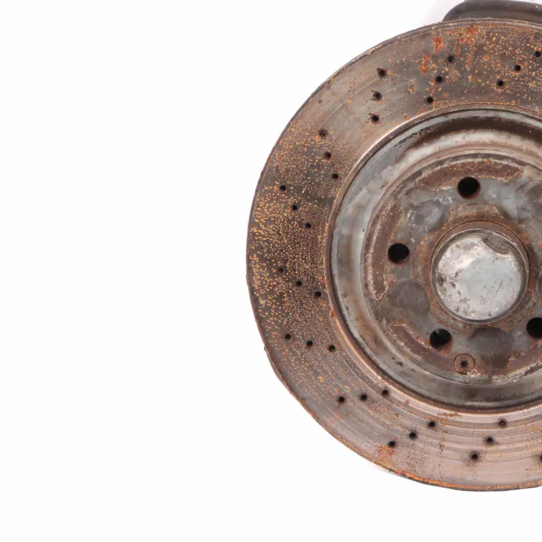 Mercedes W211 280 CDI Front Right O/S Suspension Leg Perforated Brake Disc Wheel - SKU A2113306520-1 - Part number A2113306520