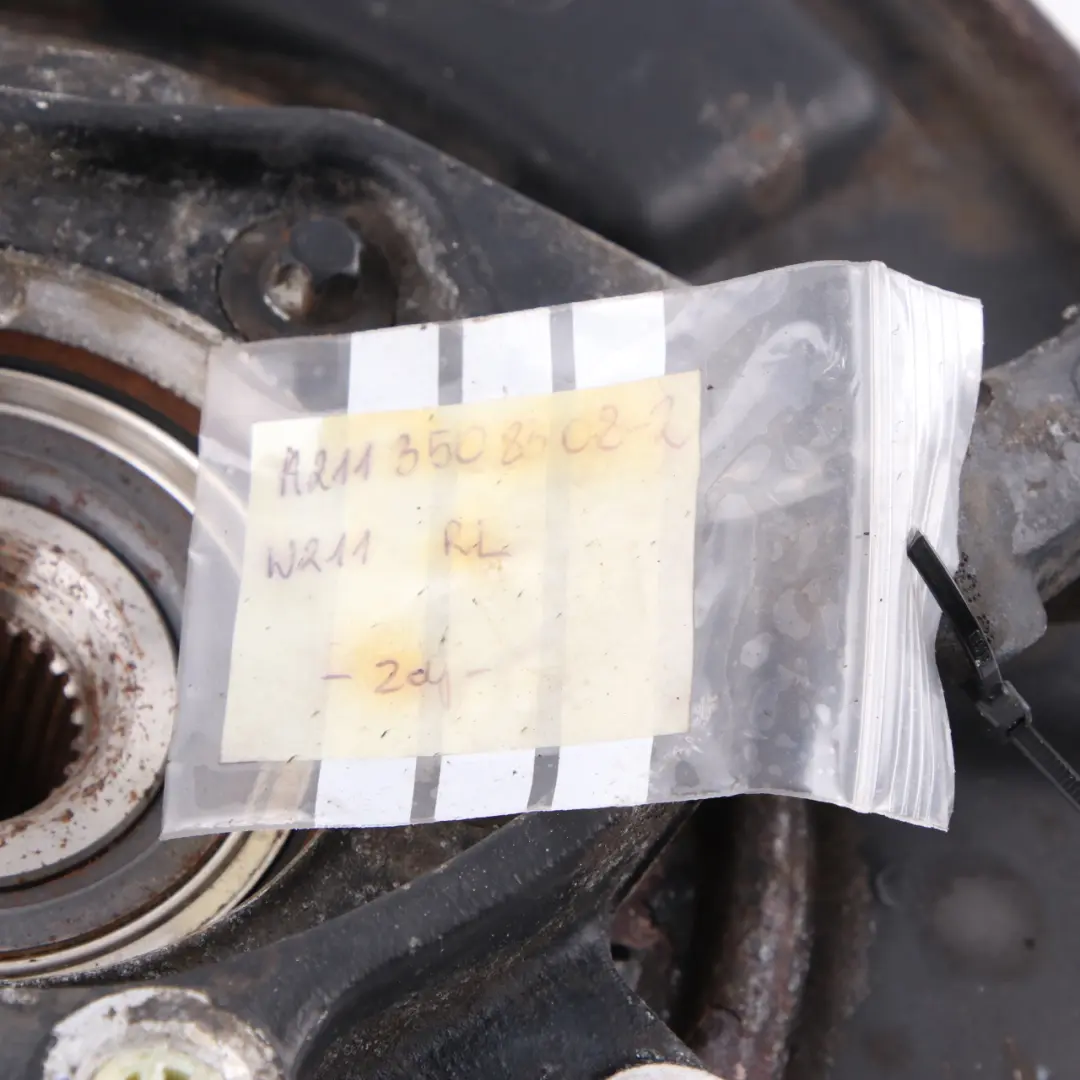 Porta Mozzo Ruota Sospensione Posteriore Sinistra Cuscinetto per Mercedes W211 E 350 con numero di parte A2113508308 Mercedes W211 E 350 Porta Mozzo Ruota Sospensione Posteriore Sinistra Cuscinetto - SKU A2113508308-2 - Numero di parte A2113508308