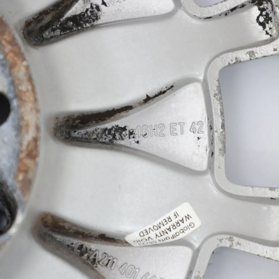 Llanta de aleación Mercedes W211 16" 7,5J ET:42 para con número de pieza A2114014402 Llanta de aleación Mercedes W211 16" 7,5J ET:42 - SKU A2114014402-2 - Número de pieza A2114014402