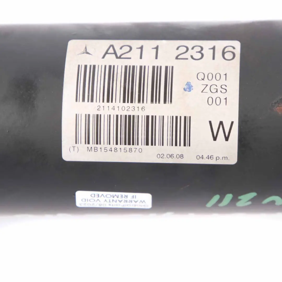 Mercedes W211 OM642 Albero di trasmissione del cambio automatico - SKU A2114102316 - Numero di parte A2114102316
