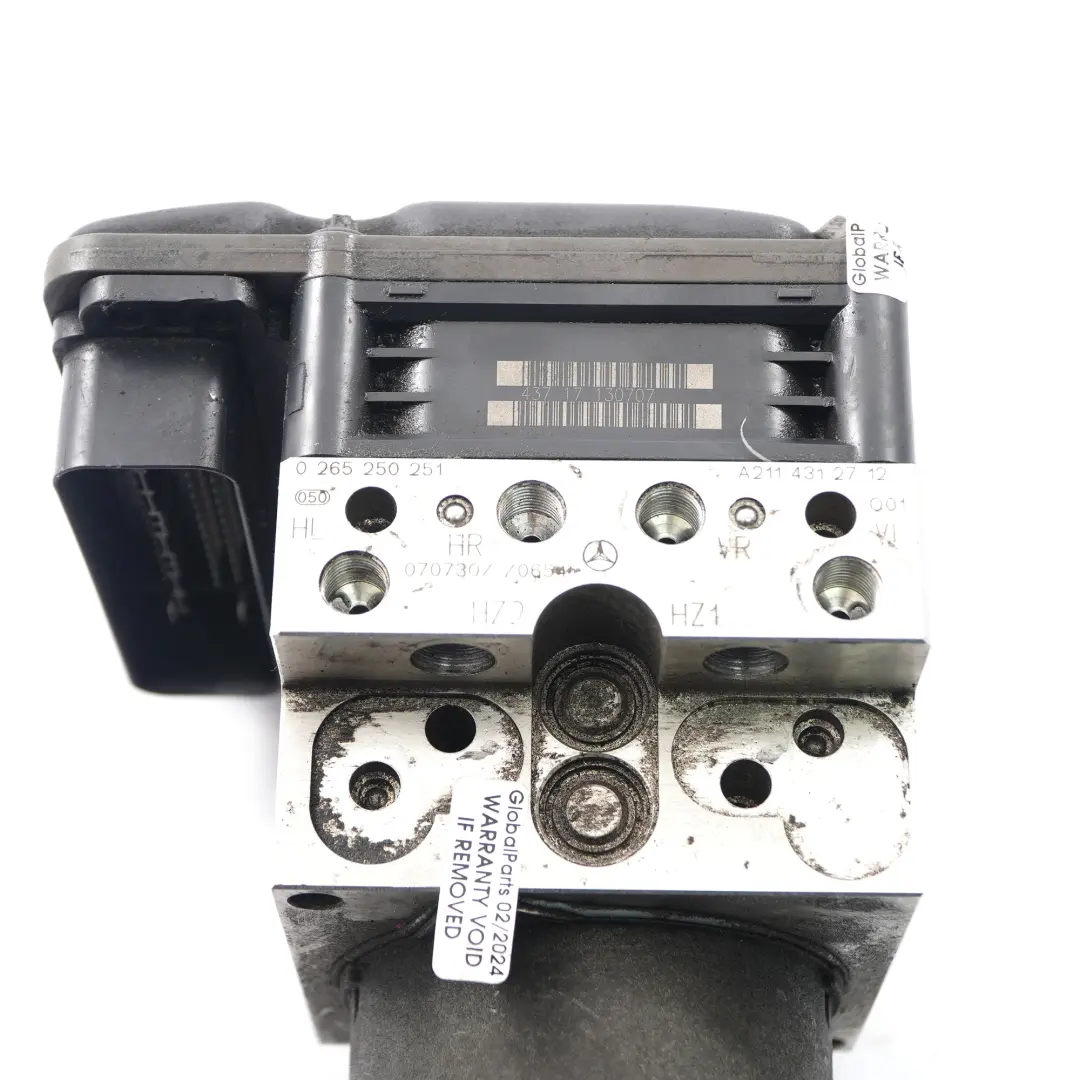 Mercedes W211 Pompe de frein ABS ESC Unité Hydraulique Module - SKU A2114312012 - Numéro de pièce A2114312012