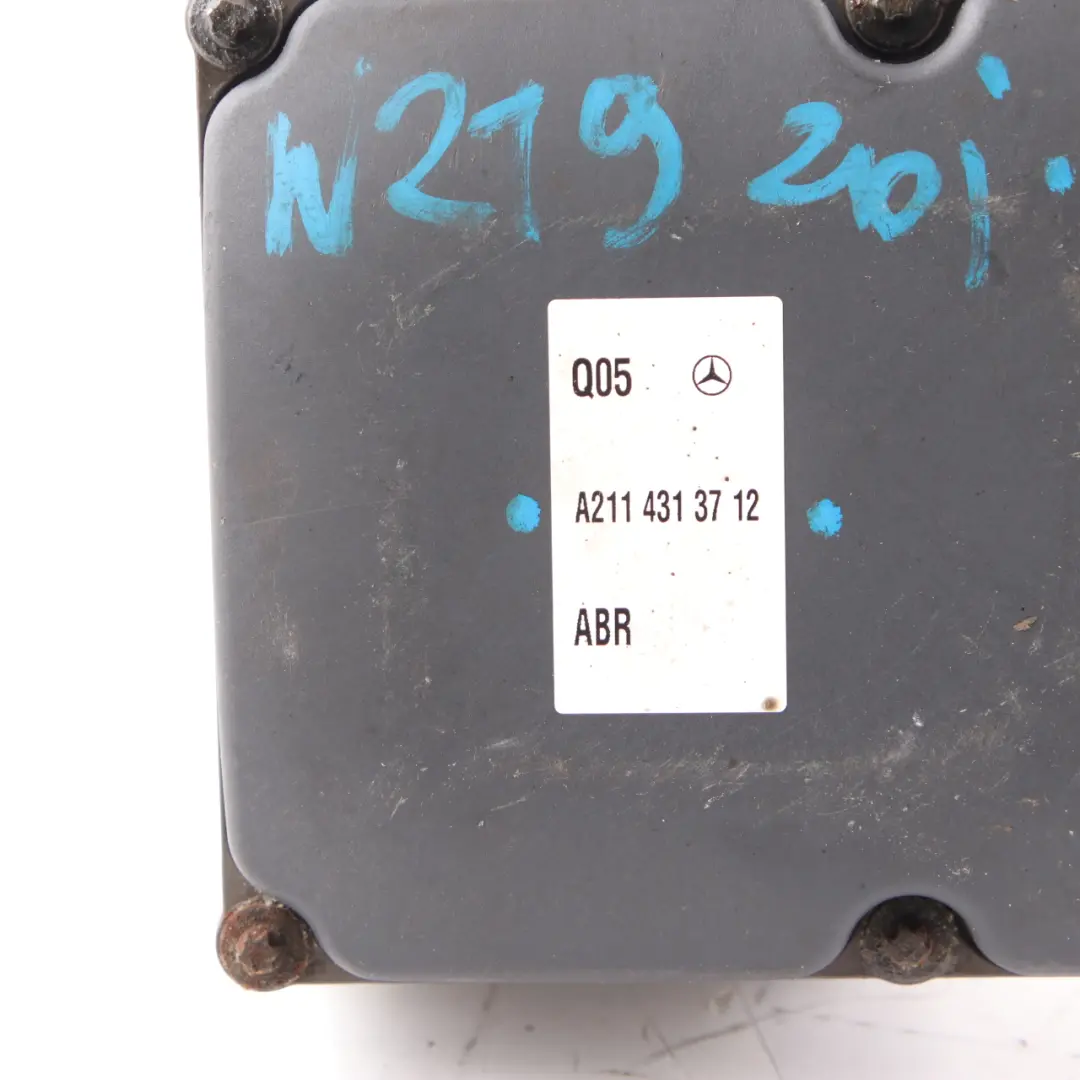 W219 Hydraulic Pump ABS Brake Control Unit Module to Mercedes W211 with Part number A2114313712 Mercedes W211 W219 Hydraulic Pump ABS Brake Control Unit Module - SKU A2114313712 - Part number A2114313712