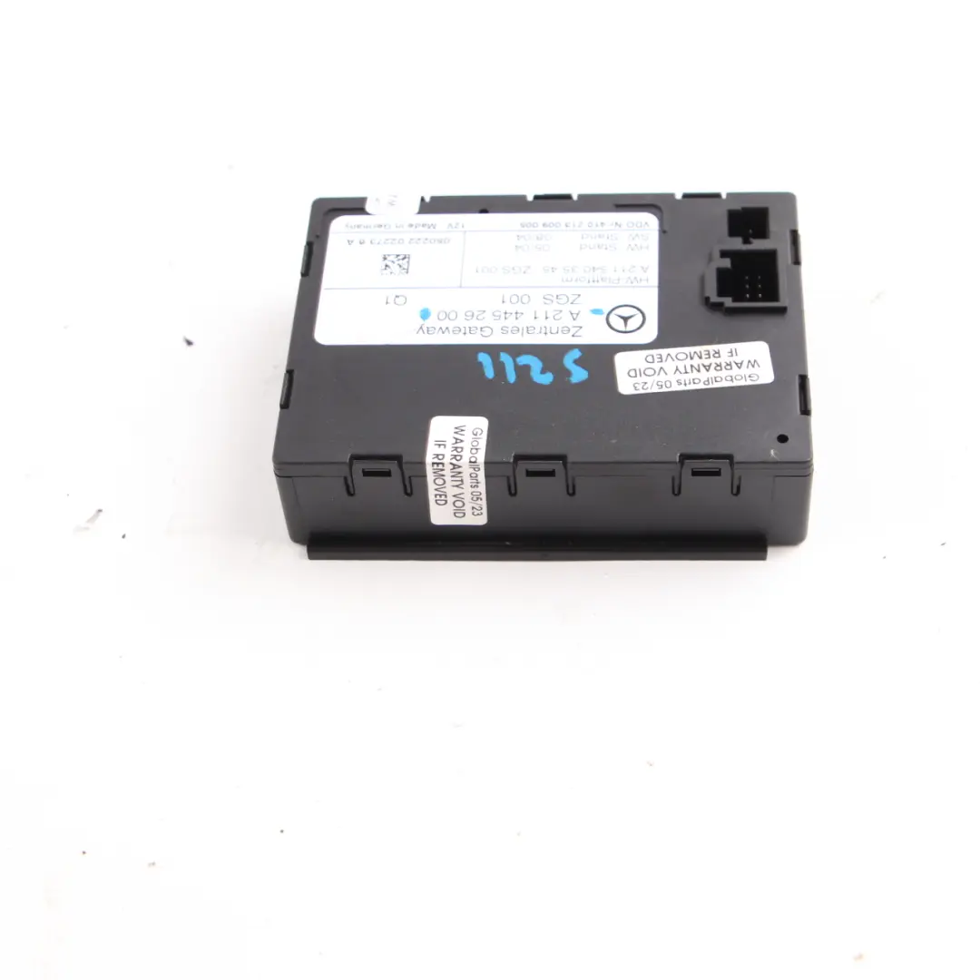 Central Gateway Control Unit Module ECU to Mercedes W211 with Part number A2114452600 Mercedes W211 Central Gateway Control Unit Module ECU - SKU A2114452600 - Part number A2114452600