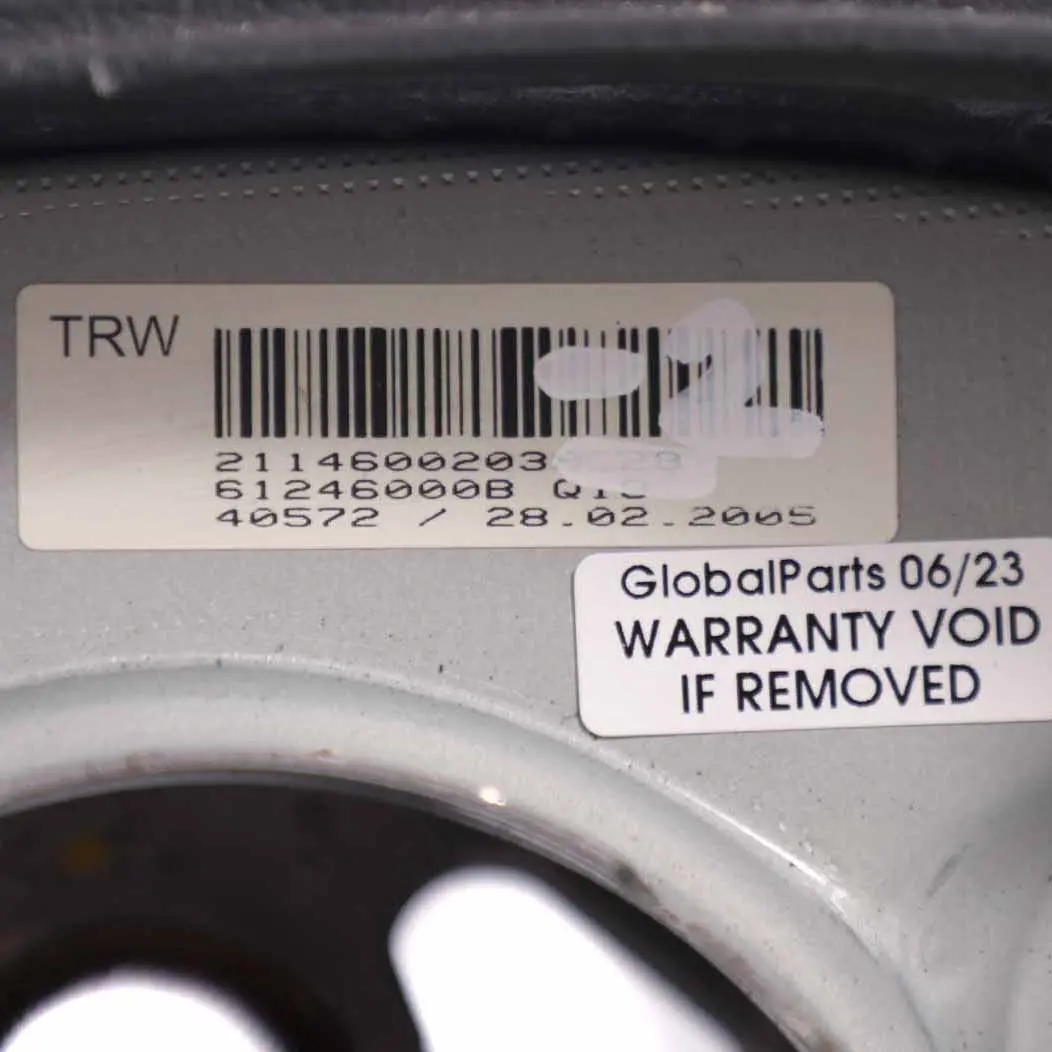 Mercedes W211 NUOVO Volante in pelle nera con filettature nere - SKU A2114600203-1 - Numero di parte A2114600203