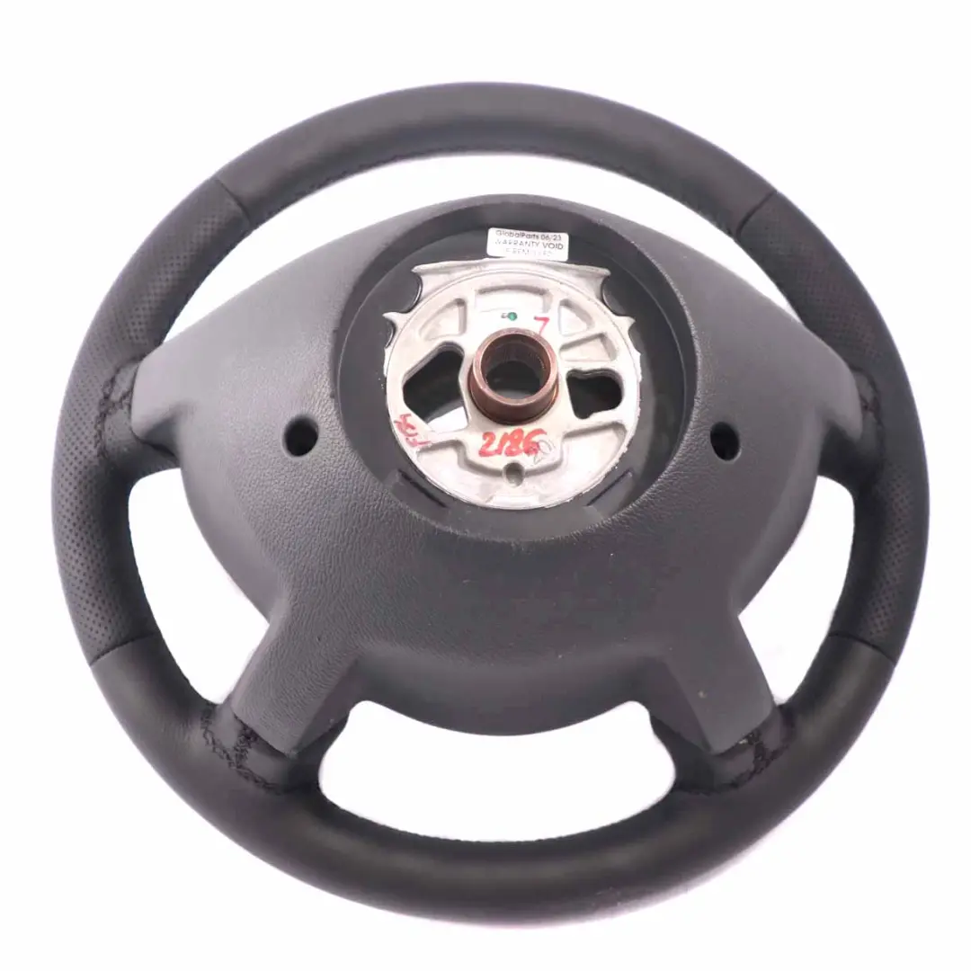 Mercedes W211 NOUVEAU Volant en cuir noir avec filets noirs - SKU A2114600203-1 - Numéro de pièce A2114600203