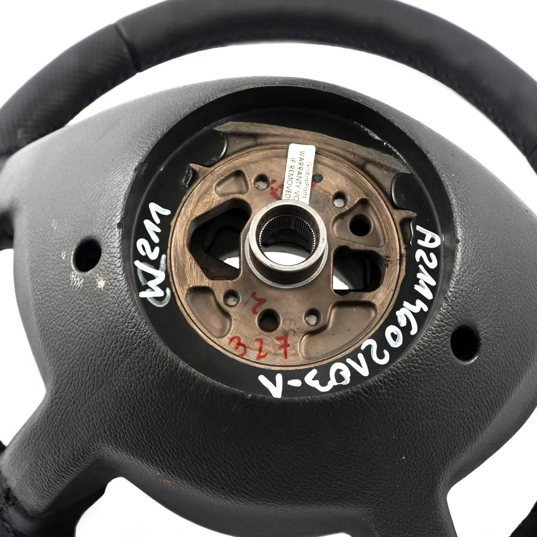 Mercedes W211 NOUVEAU Volant en cuir noir Filets noirs - SKU A2114602103-1 - Numéro de pièce A2114602103