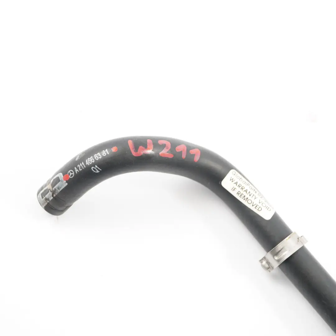 OM646 Manguera bomba dirección asistida Tubo fluido para Mercedes W211 con número de pieza A2114666381 Mercedes W211 OM646 Manguera bomba dirección asistida Tubo fluido - SKU A2114666381 - Número de pieza A2114666381