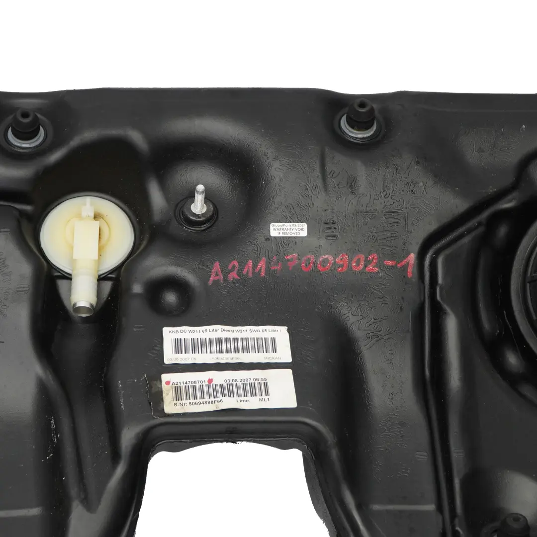 Mercedes W211 Réservoir complet de carburant diesel 65L A2114708701 - SKU A2114700902-1 - Numéro de pièce A2114700902