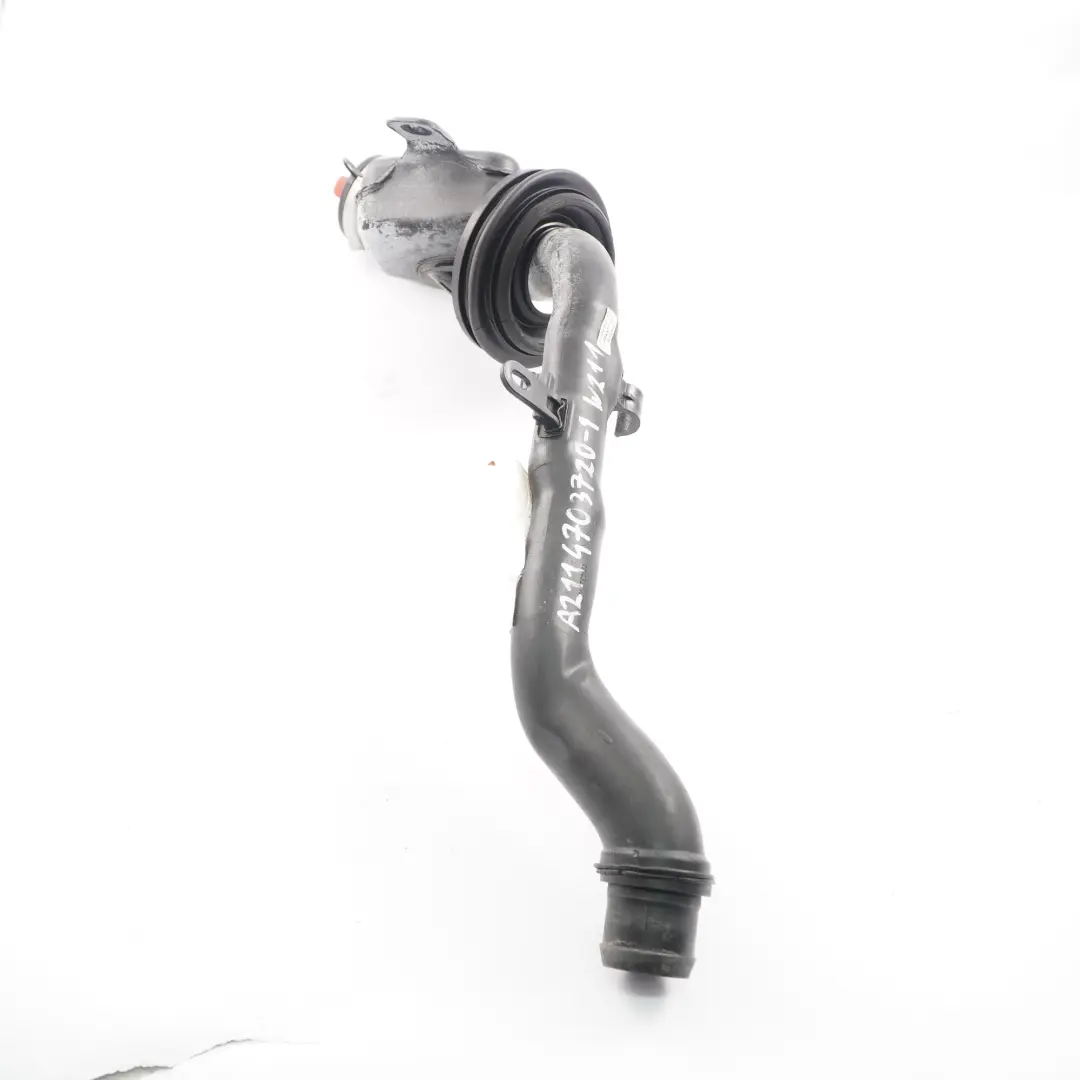 Filler Neck Pipe Hose to Mercedes W211 Diesel Fuel Tank with Part number A2114703720 Mercedes W211 Diesel Fuel Tank Filler Neck Pipe Hose - SKU A2114703720-1 - Part number A2114703720