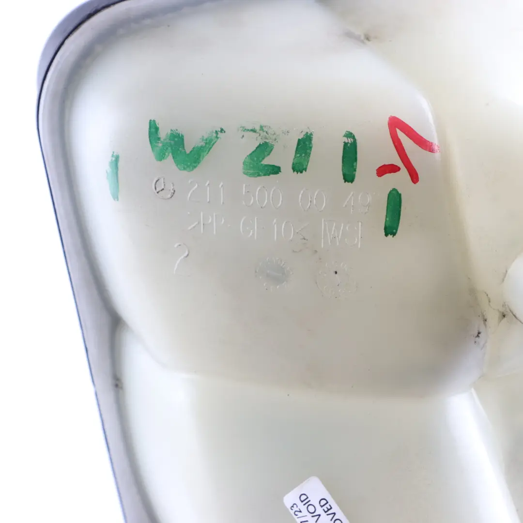 Expansion Tank Mercedes W211 CLS C219 Coolant Overflow Bottle  - SKU A2115000049-1 - Part number A2115000049