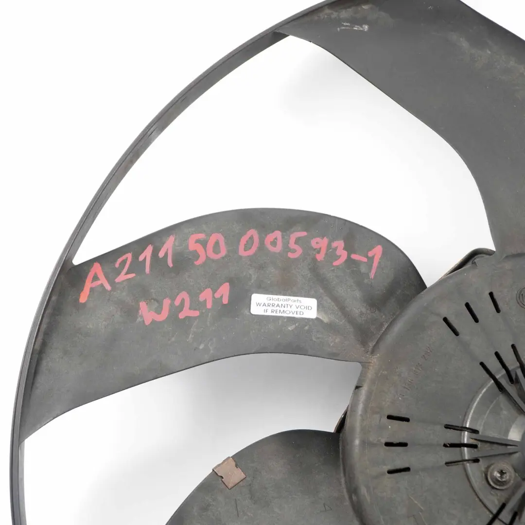 Mercedes W211 E200 CDI E220 CDI Engine Cooling Radiator Fan - SKU A2115000593-1 - Part number A2115000593