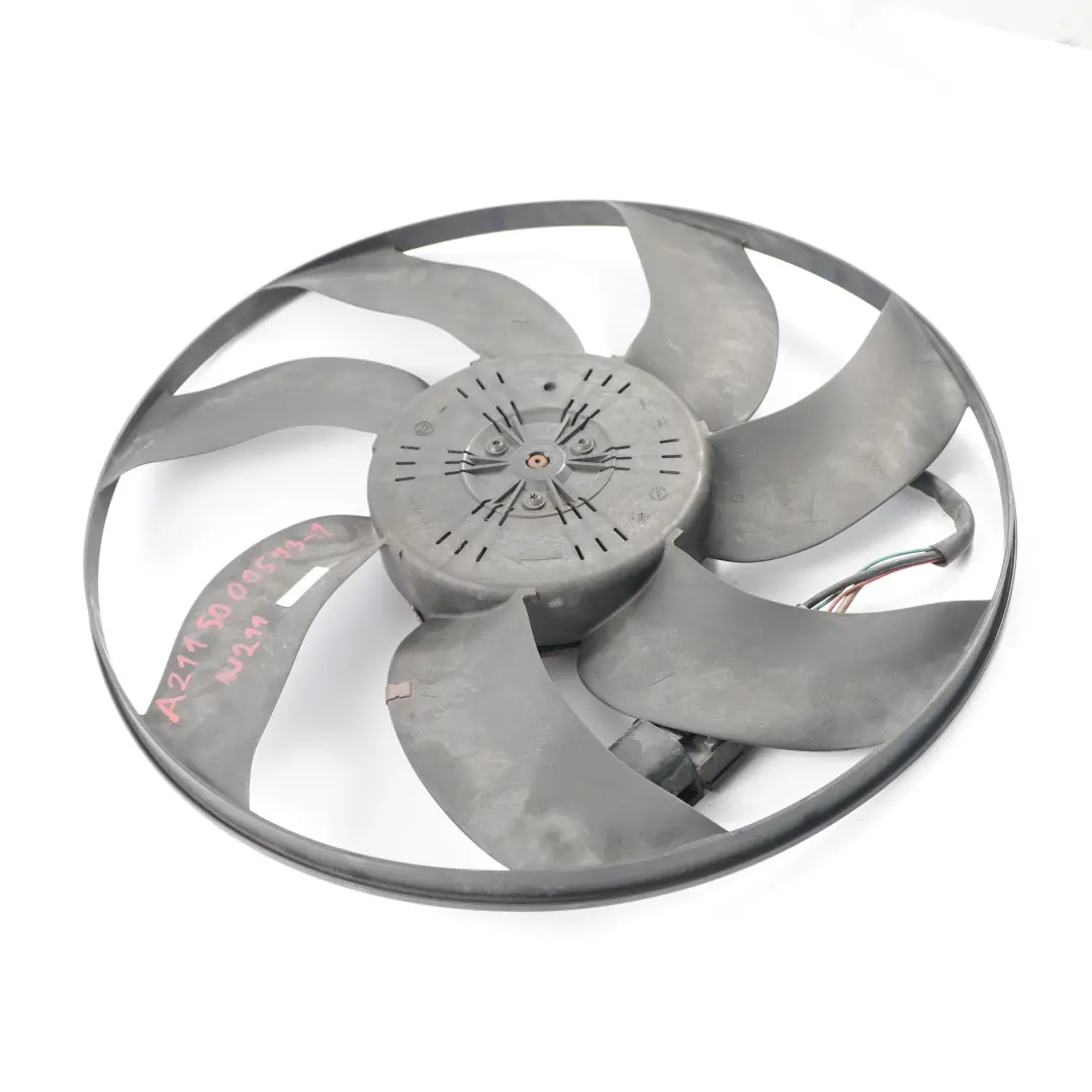 Mercedes W211 E200 CDI E220 CDI Engine Cooling Radiator Fan - SKU A2115000593-1 - Part number A2115000593
