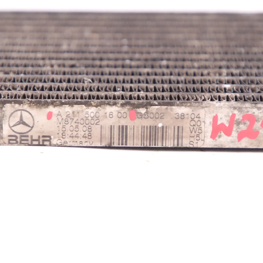 Radiator Mercedes W211 W219 Engine Oil Cooling Coolant to with Part number A2115001600 Radiator Mercedes W211 W219 Engine Oil Cooling Coolant - SKU A2115001600 - Part number A2115001600