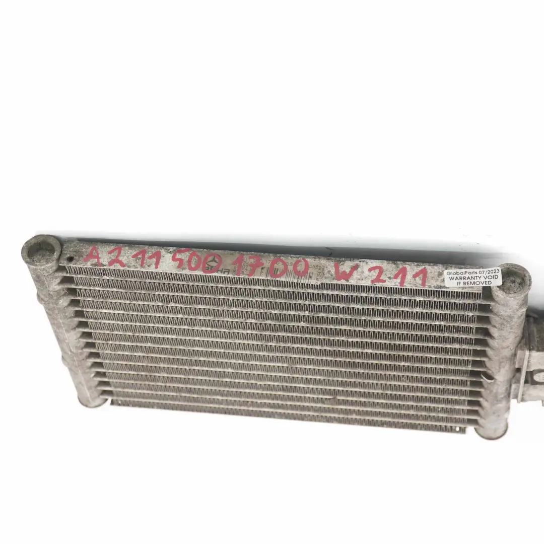 Radiateur d'huile Mercedes W209 W211 Transmission Boîte vitesses pour à propos du numéro de pièce A2115001700 Radiateur d'huile Mercedes W209 W211 Transmission Boîte vitesses - SKU A2115001700 - Numéro de pièce A2115001700